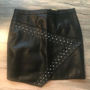 Leather skirt